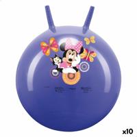 Springbal Minnie Mouse Paars (10 Stuks) - thumbnail