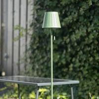 QAZQA Buiten vloerlamp groen incl. LED 3-staps dimbaar op solar - - thumbnail