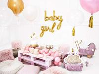 PartyDeko Folieballon Girl Goud - thumbnail