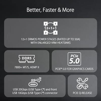 Moederbord Intel ASUS TUF GAMING B760M-PLUS II