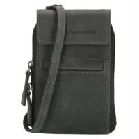 Hide & Stitches Telefoontasje/Heuptasje/Schoudertasje Idaho Zwart - thumbnail