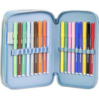 Pennenzak Frozen Donkerblauw 12,5 x 6,5 x 19,5 cm - thumbnail