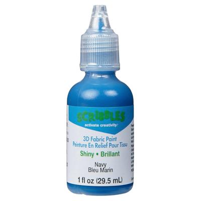 Scribbles • 3d textielverf glanzend 29,5ml marine