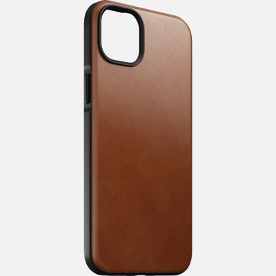 Nomad Modern Leather case iPhone 14 Plus tan