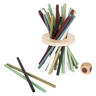 Small Foot houten mikado verticaal spel gouden editie Small Foot houten mikado verticaal spel gouden editie