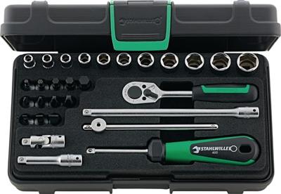 Stahlwille Dopsleutelset | 29-delig 1/4 inch | sleutelwijdtes 5-14 mm | aantal tanden 22 6-Kant | 1 stuk - 96011136 96011136 Stahlwille Dopsleutelset | 29-delig 1/4 inch | sleutelwijdtes 5-14 mm | aantal tanden 22 6-Kant | 1 stuk - 96011136 96011136
