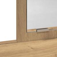 Kaptafel artisanaal eikenkleurig 100 x 41 x 140 cm Bewerkt hout - thumbnail