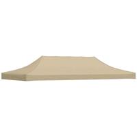 VidaXL Partytentdak 270 g/m² 6x3 m beige - thumbnail