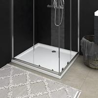 Douchebak rechthoekig 80x90 cm ABS wit - thumbnail