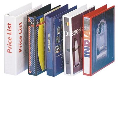 Esselte personaliseerbare ringmap, rug van 5,1 cm, 4 D-ringen van 30 mm, blauw Esselte personaliseerbare ringmap, rug van 5,1 cm, 4 D-ringen van 30 mm, blauw