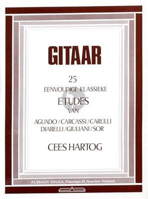 EMC 25 Eenvoudige etudes voor klassieke gitaar - Cees Hartog