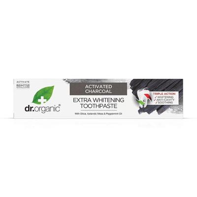 Dr Organic Activated Charcoal Extra Whitening Toothpaste Dr Organic Activated Charcoal Extra Whitening Toothpaste