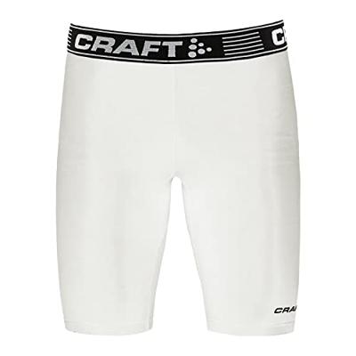 Craft 1906858 Pro Control Compression Short Tights Unisex - White - L Craft 1906858 Pro Control Compression Short Tights Unisex - White - L