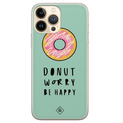 iPhone 13 Pro Max siliconen hoesje - Donut worry iPhone 13 Pro Max siliconen hoesje - Donut worry
