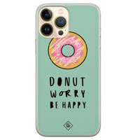 iPhone 13 Pro Max siliconen hoesje - Donut worry - thumbnail