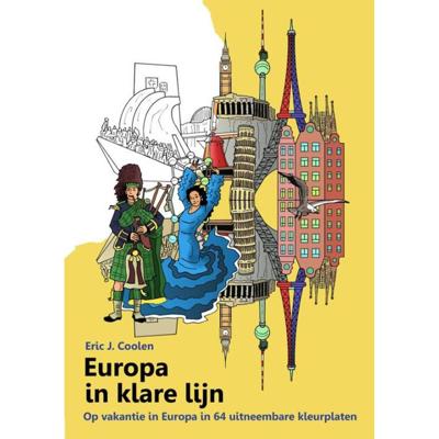 Europa in klare lijn kleurboek (Paperback)
