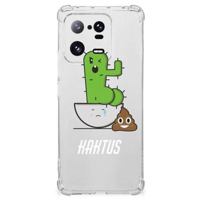 Xiaomi 13 Pro Stevig | Bumper Hoesje | Cactus Poo Xiaomi 13 Pro Stevig | Bumper Hoesje | Cactus Poo