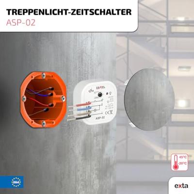 Zamel ASP-02 Trappenhuislichtautomaat Inbouw (in muur of meubel) 230 V Zamel ASP-02 Trappenhuislichtautomaat Inbouw (in muur of meubel) 230 V