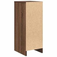 Dressoir 29,5x34x76 cm bewerkt hout bruin eikenkleurig - thumbnail