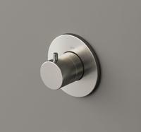 Stopkraan Hotbath Buddy Inbouw Thermostaat Geborsteld Nikkel (excl. inbouwdeel) - thumbnail