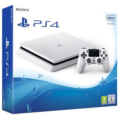 Playstation 4 Slim (Glacier White) 500GB