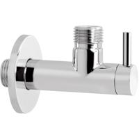 Hoekstopkraan Hotbath Cobber Rond met Filter Zwart Chroom - thumbnail