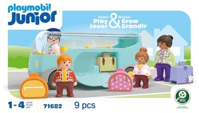 PLAYMOBIL Junior 71682 Reisbus, vanaf 12 maanden