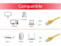 Equip 605562 RJ45 Netwerkkabel, patchkabel CAT 6 S/FTP 3.00 m Geel Vergulde steekcontacten 1 stuk(s) - thumbnail