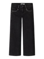 Name it winter jeansbroek meisjes - zwart - wide leg fit, glitter steentjes - NkfRose - thumbnail
