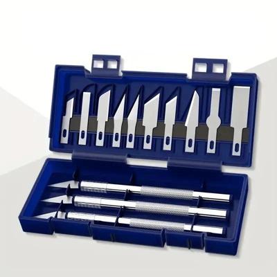 16-delige hobbymessenset - scalpel messen