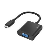 Hama Video-adapter, USB-C-stekker - VGA-aansluiting, Full-HD 1080p TV accessoire Zwart - thumbnail