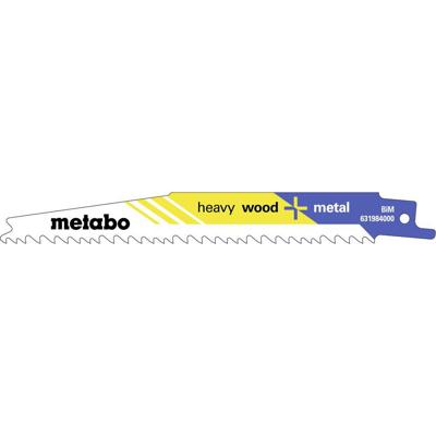 Metabo Accessoires Reciprozaagbladen | Heavy Wood + Metal | professional | 150x1,25mm | (100 st.) - 628259000 Metabo Accessoires Reciprozaagbladen | Heavy Wood + Metal | professional | 150x1,25mm | (100 st.) - 628259000