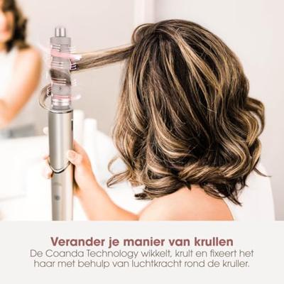 2 in 1 föhn & blaasstyler - SHARK FLEXSTYLE - HD426SLEU - 3 accessoires - Champagne - 1400 W