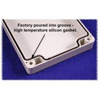 Hammond Electronics 1554RGASKET Afdichting Silicone Zwart 2 stuk(s) - thumbnail