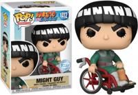 Naruto Shippuden Funko Pop Vinyl: Might Guy (Guy Sensei in Red Wheelchair) - thumbnail
