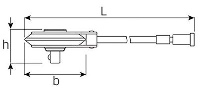 Stahlwille 7380N 54010001 Draaihoekschijf