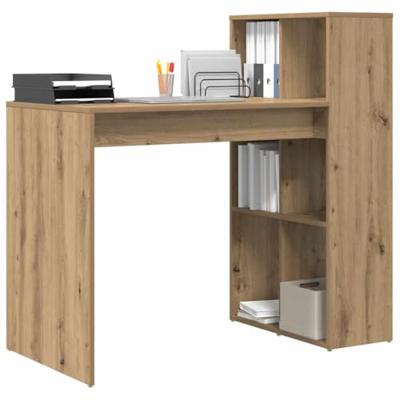 Bureau met plank Artisan Eiken 108 x 55 x 103.5 cm Bewerkt hout