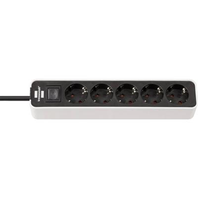 Brennenstuhl 1153250020 Binnen 5AC-uitgang(en) 1.5m Zwart power uitbreiding