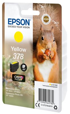 Epson 378 4.1ml 360pagina's Geel inktcartridge - [C13T37844020]