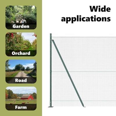 VidaXL Afrasteringspaal groen 10 x 1,4 m (19 x 19 mm gaas)
