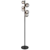 Globo Zwarte vloerlampRiha 6-lichts - 56133-6S - thumbnail