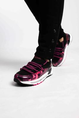 Versace Jeans Couture Fondo Dynamic Sneaker Dames Zwart/Roze - Maat 36 - Kleur: ZwartRoze | Soccerfanshop