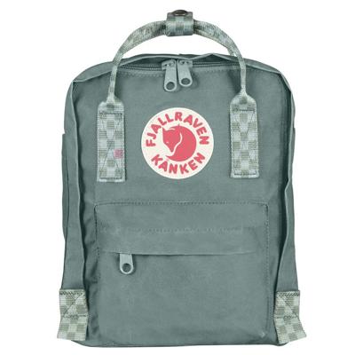 Fjallraven Kanken Mini Rugzak frost green/chess pattern Fjallraven Kanken Mini Rugzak frost green/chess pattern