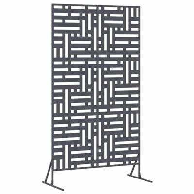 VidaXL Privacyscherm antraciet 100 x 50 x 180 cm staal