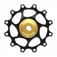 Sunrace derailleurwiel 12t alloy goud - thumbnail