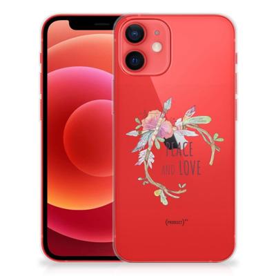 iPhone 12 Mini Telefoonhoesje met Naam Boho Text iPhone 12 Mini Telefoonhoesje met Naam Boho Text