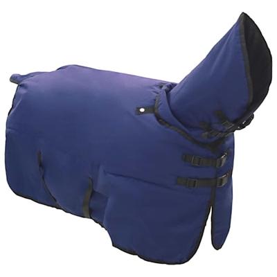 VidaXL Paardendeken donkergroen en zwart 105 cm polyester