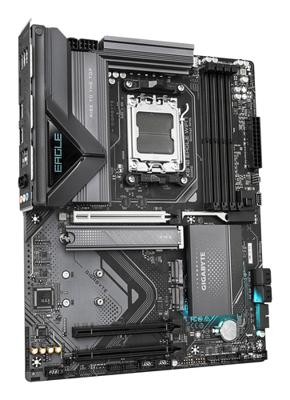 GIGABYTE x870 eagle wifi7 socket am5 moederbord (zwart/grijs, raid, 2.5gb-lan, wi-fi 7, bt, sound, atx)
