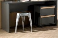 Vipack rolcontainer voor bureau London - antraciet - 59,7x48,1x40 cm - Leen Bakker - thumbnail