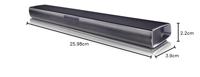 LG SJ2 2.1 Soundbar (160W, draadloze subwoofer, bluetooth) zwart - thumbnail